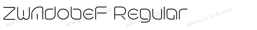 ZWAdobeF Regular字体转换 ZWAdobeF Regular字体转换